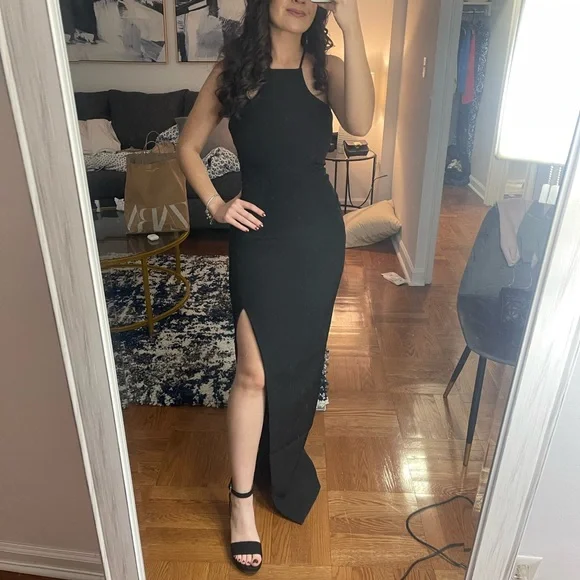 Saks Off 5th Long Black Evening Dress! Worn Once! | Color: Black | Size: 2